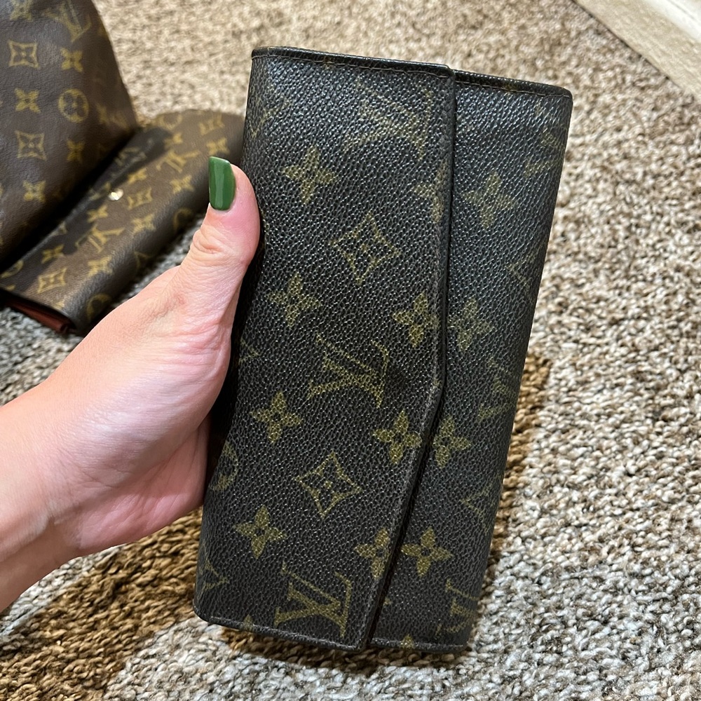 Louis Vuitton Monogram Brown and Tan Wallet